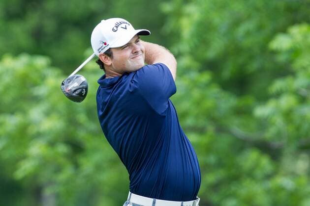 June 2, 2016: Patrick Reed watches his tee shot on the nineth hole during the first round of the Memorial Tournament presented by Nationwide Insurance held at Muirfield Village Golf Club in Dublin, Ohio. (Photo by Scott W. Grau Icon Sportswire) GOLF: JUN 02 PGA Golf Herren - the Memorial Tournament presented by Nationwide - First Round Icon160602035 EDITORIAL USE ONLY