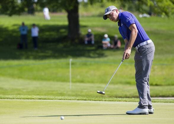 160603 Matthew Fritzpatrick, England under dag tva av golftävlingen Nordea Masters den 3 Juni 2016 i Stockholm.  Copyright: ANDREASxSANDSTRÖM BB160603BB010