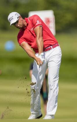 160603 Henrik Stenson, Sverige under dag tva av golftävlingen Nordea Masters den 3 Juni 2016 i Stockholm.  Copyright: ANDREASxSANDSTRÖM BB160603BB088