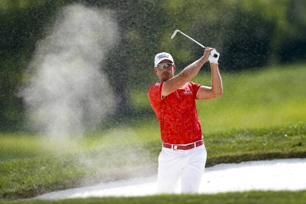 160603 Henrik Stenson, Sverige i bunkern pa tionde halet under dag tva av golftävlingen Nordea Masters den 3 Juni 2016 i Stockholm.  Copyright: ANDREASxSANDSTRÖM BB160603BB108