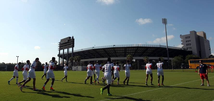 Players of Panama national team Nationalteam participates during a training session open to the press at the University of Central Florida in Orlando, Florida, USA, on 3 June 2016. Panama will face Bolivia on 6 June 2016 during the Copa America 2016, at the Camping World stadium in Orlando. Panama national team training !ACHTUNG: NUR REDAKTIONELLE NUTZUNG!  BIL02 20160603-636005794334494967