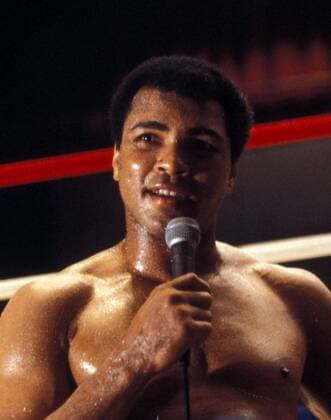 June 3, 2016 - File - Muhammad Ali, the three time heavyweight boxing champion, has died at the age of 74. He had been fighting a respiratory illness. Pictured: Sept. 15, 1978 - New Orleans, LA, U.S. - Heavyweight boxer MUHAMMAD ALI gives one of his famous speeches before the fight to take back his world champion title that he lost in split decision to LEON SPINKS seven months agoin February 1978. During this fight ALI wins the title for a record third time. Ali : The Greatest Of All Time 1942 - 2016 - ZUMAk09_