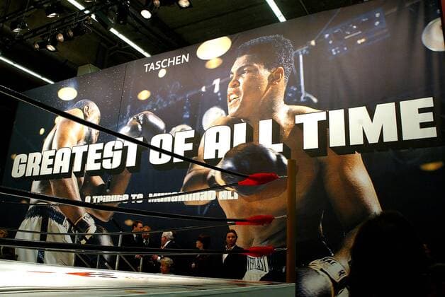 Muhammad Ali Muhammad Ali präsentiert sein Buch GOAT auf der Frankfurter Buchmesse 9.10.2003