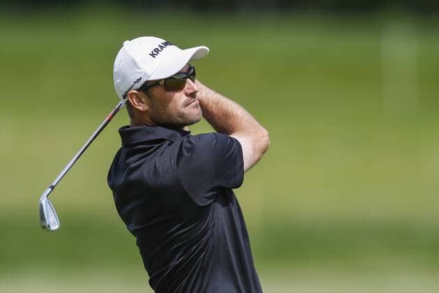 Golf, Nordea Masters, Tag 3 160604 Florian Fritsch, Tyskland pa tredje halet under dag tre av golftävlingen Nordea Masters den 4 Juni 2016 i Stockholm.  Copyright: ANDREASxSANDSTRÖM BB160604BB007