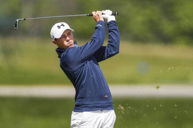 160604 Matthew Fritzpatrick, England pa fjärde halet under dag tre av golftävlingen Nordea Masters den 4 Juni 2016 i Stockholm.  Copyright: ANDREASxSANDSTRÖM BB160604BB020