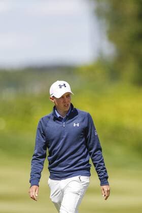 160604 Matthew Fritzpatrick, England pa fjärde greenen under dag tre av golftävlingen Nordea Masters den 4 Juni 2016 i Stockholm.  Copyright: ANDREASxSANDSTRÖM BB160604BB021