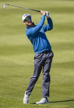 160604 Mikko Ilonen, Finland under dag tre av golftävlingen Nordea Masters den 4 Juni 2016 i Stockholm.  Copyright: ANDREASxSANDSTRÖM BB160604BB063