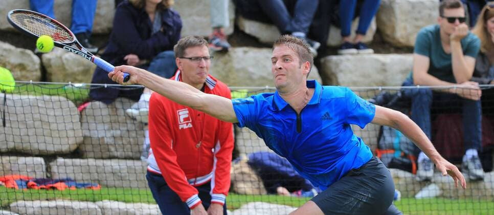 04.06.2016, Mercedes Cup Stuttgart, ATP Tennis Herren Tour, Tennis im Bild: Florian Mayer (GER )