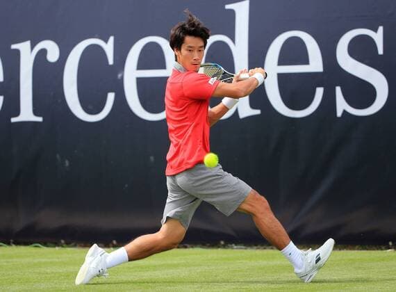 04.06.2016, Mercedes Cup Stuttgart, ATP Tennis Herren Tour, Tennis im Bild: Yuichi Sugita ( JPN )