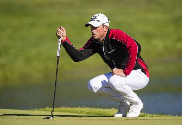 160604 Alexander Björk, Sverige under dag tre av golftävlingen Nordea Masters den 4 Juni 2016 i Stockholm.  Copyright: ANDREASxSANDSTRÖM BB160604BB118