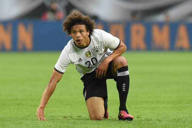 Fußball Nationalteam, Länderspiel Deutschland - Ungarn am 04.06.2016 in der Veltins-Arena in Gelsenkirchen Leroy Sane ( Deutschland ) xRx