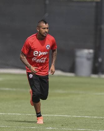 Copa America, Training Nationalteam Chile Chile national soccer team Nationalteam player Arturo Vidal during a training session at Avaya Stadium in San Jose, California, US, 04 June 2016. TRAINING SESSION OF CHILE !ACHTUNG: NUR REDAKTIONELLE NUTZUNG!  SAN01 20160604-636006715276436177