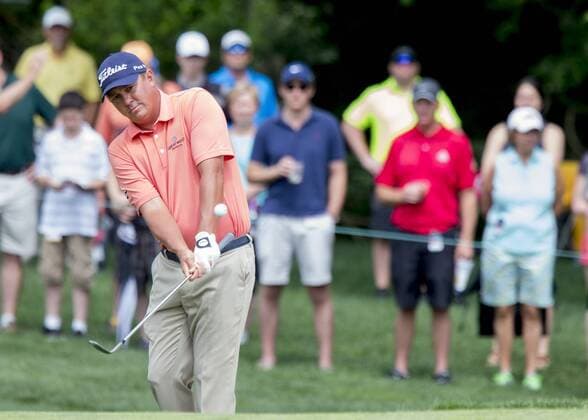 June 04 2016: Dublin, OH, USA: Jason Dufner during the Third Round of the Memorial Tournament presented by Nationwide at the Muirfield Village Golf Club. (Photo by Jason Mowry Icon Sportwire) GOLF: JUN 04 PGA Golf Herren - the Memorial Tournament presented by Nationwide - Third Round Icon160604010 EDITORIAL USE ONLY