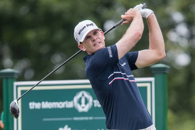 June 4, 2016 - Dublin, Ohio, U.S - Brendan Steele tees off on the first hole during the third round of The Memorial Tournament at Muirfield Village Golf Club, Dublin, Ohio. Golf 2016 - The Memorial Tournament - Third Round - ZUMAs304