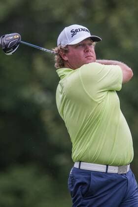 June 4, 2016 - Dublin, Ohio, U.S - William McGirt hits his tee shot on the 18th hole during the third round of The Memorial Tournament at Muirfield Village Golf Club, Dublin, Ohio. Golf 2016 - The Memorial Tournament - Third Round - ZUMAs304