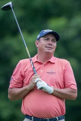 June 4, 2016 - Dublin, Ohio, U.S - Jason Dufner reacts to his tee shot on the 18th hole during the third round of The Memorial Tournament at Muirfield Village Golf Club, Dublin, Ohio. Golf 2016 - The Memorial Tournament - Third Round - ZUMAs304