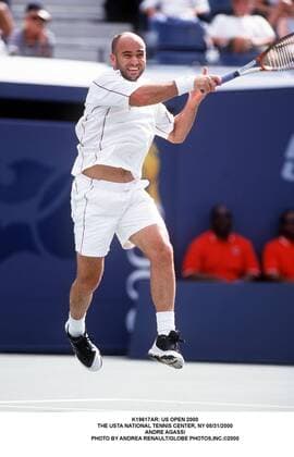 Jan. 1, 2011 - K19617AR: US OPEN 2000.THE USTA NATIONAL TENNIS CENTER, NY 08 31 2000.ANDRE AGASSI. ANDREA RENAULT 2000 US TENNIS OPEN - ZUMAg49_