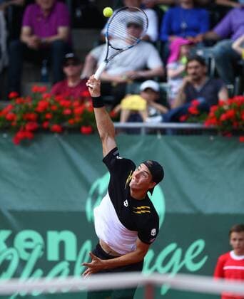Tennis, Franken Challenge in Fürth 05.06.2016 - Tennis - ATP Tennis Herren Challenger Tour - Franken Challenge - Tournament Turnier - Männer Herren Finale - JüRa - Jan-Lennard Struff (Deutschland)