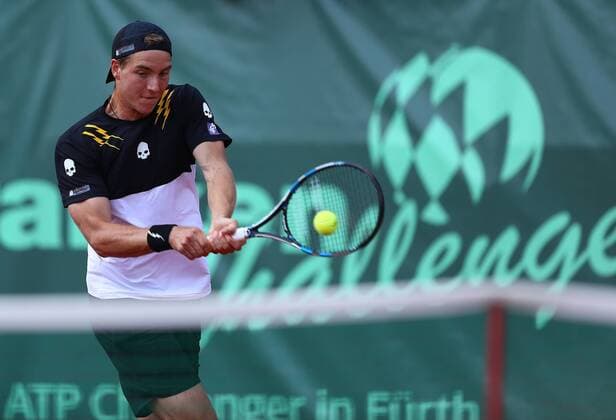 Tennis, Franken Challenge in Fürth 05.06.2016 - Tennis - ATP Tennis Herren Challenger Tour - Franken Challenge - Tournament Turnier - Männer Herren Finale - JüRa - Jan-Lennard Struff (Deutschland)
