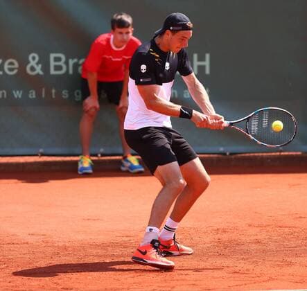 Tennis, Franken Challenge in Fürth 05.06.2016 - Tennis - ATP Tennis Herren Challenger Tour - Franken Challenge - Tournament Turnier - Männer Herren Finale - JüRa - Jan-Lennard Struff (Deutschland)