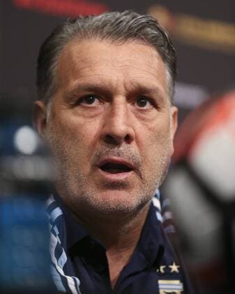 Copa America, PK Nationalteam Argentinien Argentina national soccer team coach Gerardo Martino during a press conference PK Pressekonferenz in Santa Clara, California, US, 05 June 2016. Press conference of Argentina !ACHTUNG: NUR REDAKTIONELLE NUTZUNG!  BIL01 20160605-636007584446441726