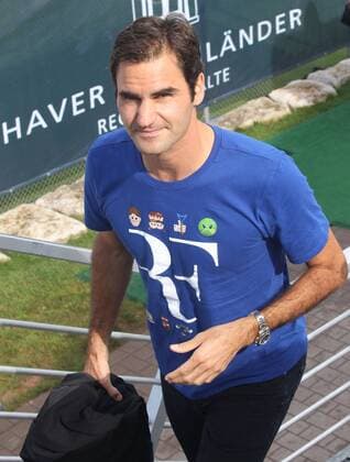 05.06.2016, Mercedes Cup Stuttgart, ATP Tennis Herren Tour, Tennis im Bild: Roger Federer Ankunft beim MercedesCup 2016