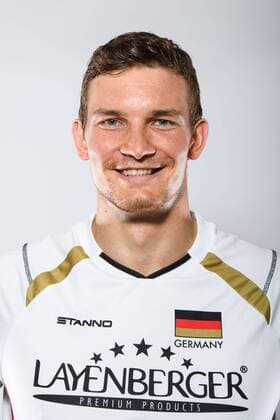 03.06.2015, Sportcentrum Papendal, Papendal Volleyball, Fotoshooting Nationalmannschaft Männer Maenner Christian Fromm ( 1 GER)