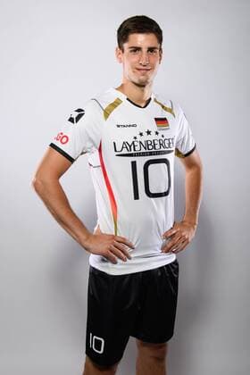 03.06.2015, Sportcentrum Papendal, Papendal Volleyball, Fotoshooting Nationalmannschaft Männer Maenner Moritz Reichert ( 10 GER)