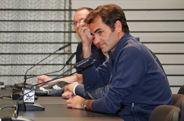 Stuttgart Tennis MercedesCup 2016: Pressekonferenz mit Roger Federer