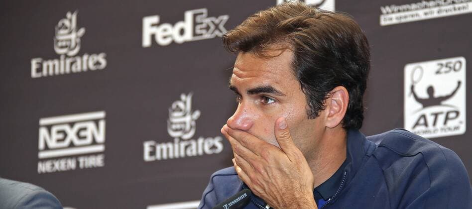Stuttgart Tennis MercedesCup 2016: Pressekonferenz mit Roger Federer