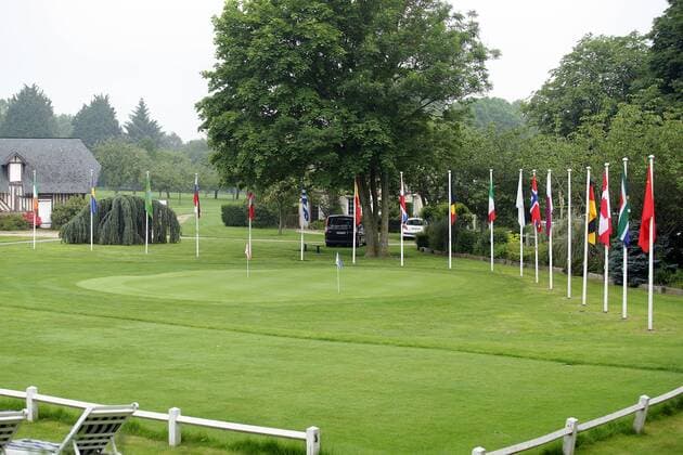 EURO 2016, Kroatiens Mannschaftsquartier Hotel du Golf Barriere EURO 2016 - Croatian national football team camp 06.06.2016., Deauville, France - Hotel du Golf Barriere which will be reserved for Croatian national football team during their stay at EURO 2016.  GoranxStanzl PIXSELL