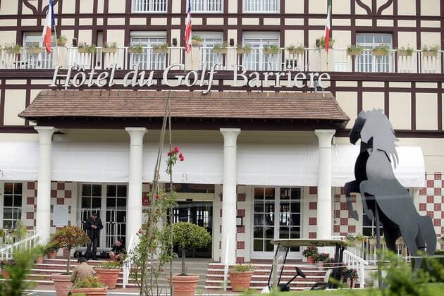 EURO 2016, Kroatiens Mannschaftsquartier Hotel du Golf Barriere EURO 2016 - Croatian national football team camp 06.06.2016., Deauville, France - Hotel du Golf Barriere which will be reserved for Croatian national football team during their stay at EURO 2016.  GoranxStanzl PIXSELL
