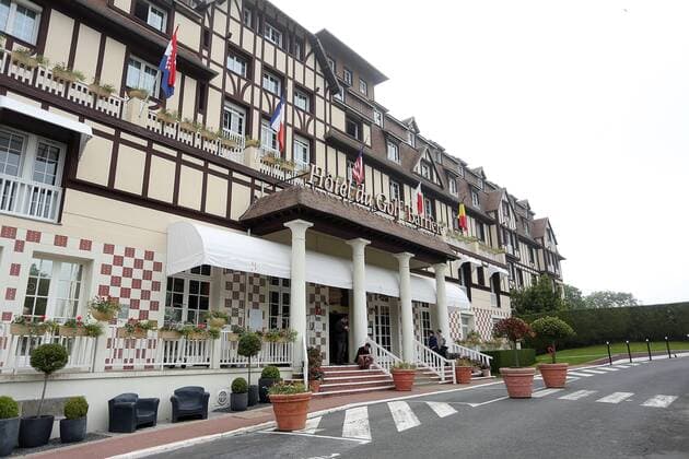 EURO 2016, Kroatiens Mannschaftsquartier Hotel du Golf Barriere EURO 2016 - Croatian national football team camp 06.06.2016., Deauville, France - Hotel du Golf Barriere which will be reserved for Croatian national football team during their stay at EURO 2016.  GoranxStanzl PIXSELL
