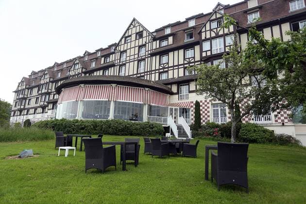 EURO 2016, Kroatiens Mannschaftsquartier Hotel du Golf Barriere EURO 2016 - Croatian national football team camp 06.06.2016., Deauville, France - Hotel du Golf Barriere which will be reserved for Croatian national football team during their stay at EURO 2016.  GoranxStanzl PIXSELL
