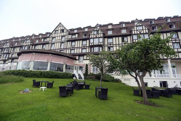 EURO 2016, Kroatiens Mannschaftsquartier Hotel du Golf Barriere EURO 2016 - Croatian national football team camp 06.06.2016., Deauville, France - Hotel du Golf Barriere which will be reserved for Croatian national football team during their stay at EURO 2016.  GoranxStanzl PIXSELL