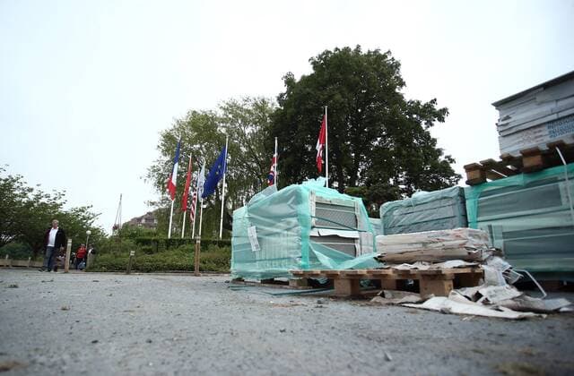 EURO 2016, Kroatiens Mannschaftsquartier Hotel du Golf Barriere EURO 2016 - Croatian national football team camp 06.06.2016., Deauville, France - Hotel du Golf Barriere which will be reserved for Croatian national football team during their stay at EURO 2016.  SanjinxStrukic PIXSELL