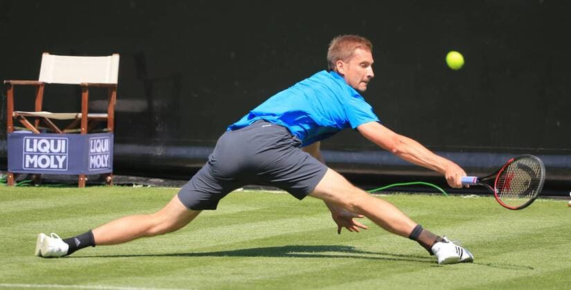 Bilder des Tages - SPORT 06.06.2016, Mercedes Cup Stuttgart, ATP Tennis Herren Tour, Tennis im Bild: Florian Mayer (GER )