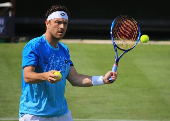 06.06.2016, Mercedes Cup Stuttgart, ATP Tennis Herren Tour, Tennis im Bild: Michael Berrer (GER)