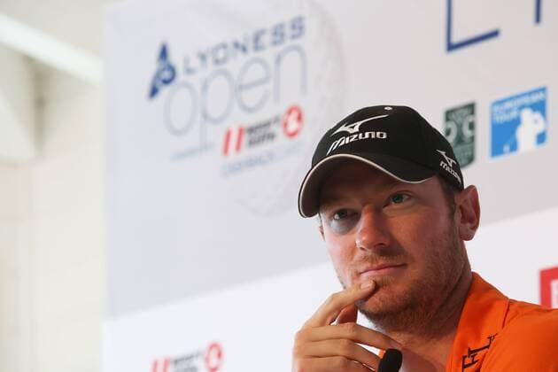 GOLF - PGA Golf Herren Lyoness Open, preview ATZENBRUGG,AUSTRIA,07.JUN.16 - GOLF - PGA European Tour, Lyoness Open, Diamond Country Club, preview, press conference PK Pressekonferenz Image shows Chris Wood (GBR). GEPAxpictures xDanielxGoetzhaber