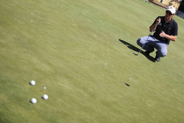 GOLF - PGA Golf Herren Lyoness Open, preview ATZENBRUGG,AUSTRIA,07.JUN.16 - GOLF - PGA European Tour, Lyoness Open, Diamond Country Club, preview, training. Image shows Lukas Nemecz (AUT). GEPAxpictures xDanielxGoetzhaber