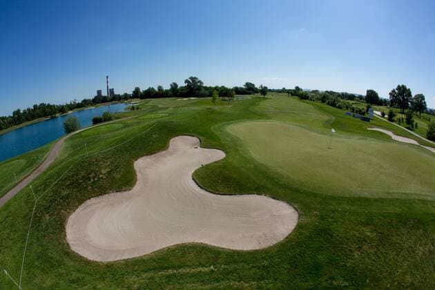 GOLF - Lyoness Open 2016 ATZENBRUGG,AUSTRIA,07.JUN.16 - GOLF - Lyoness Open, preview, training. Image shows an overview of the golf course. GEPAxpictures xMaticxKlansek
