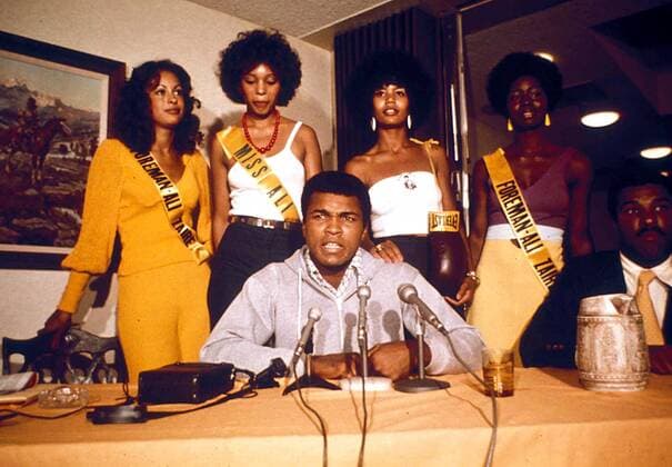 M5022.MUHAMMAD ALI VS. GEORGE FOREMAN. 1974 LETTER A TONE - ZUMAg49