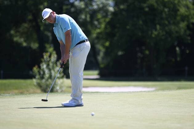GOLF - PGA Golf Herren Lyoness Open, preview ATZENBRUGG,AUSTRIA,07.JUN.16 - GOLF - PGA European Tour, Lyoness Open, Diamond Country Club, preview, training. Image shows Sepp Straka (AUT). GEPAxpictures xDanielxGoetzhaber