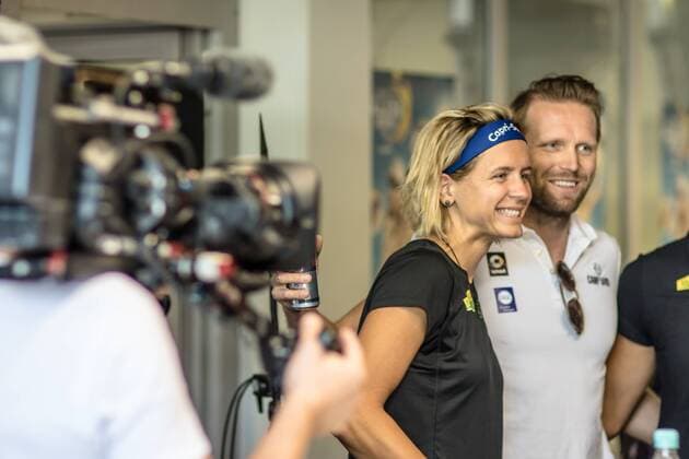 Laura Ludwig mit Olympiasieger Julius Brink FiVB Worldtour Major Hamburg