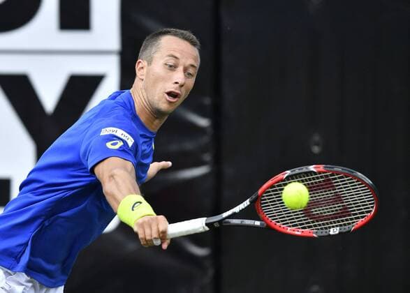 Philipp Kohlschreiber (GER) Aktion 07.06.2016 Tennis Mercedes-Cup Stuttgart Weißenhof 04.06..-12.06.2016 MercedesCup Stuttgart Weißenhof 2016