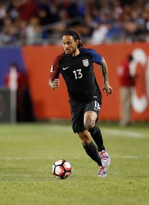 Copa America, USA - Costa Rica United States midfielder Jermaine Jones moves the ball up the field during the first half of a 2016 Copa America Centenario Group A match against Costa Rica at Soldier Field in Chicago on June 7, 2016. The United States defeated Costa Rica 4-0.  CHI2016060722 BRIANxKERSEY