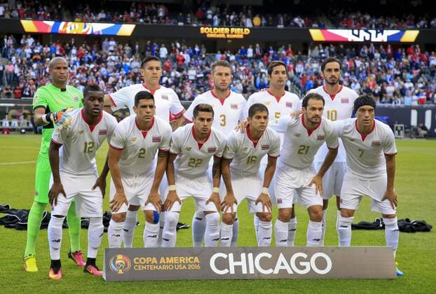 Copa America, USA - Costa Rica Costa Rica poses for picture before the Copa America Centenario Group A match against United States at the Soldier Field in Chicago, Illinois, United States, 7 June 2016. UNITED STATES VS COSTA RICA !ACHTUNG: NUR REDAKTIONELLE NUTZUNG!  CHI029 20160608-636009590911588530