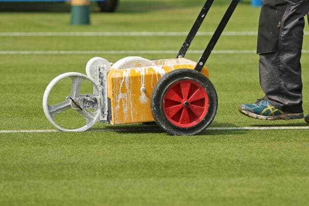 Bilder des Tages - SPORT 08.06.2016. Nottingham Tennis Centre, Nottingham, England. Aegon WTA Tennis Damen Nottingham Open Day 5. Final preparations for todays play xDavidxKissmanx  ActionPlus11746431