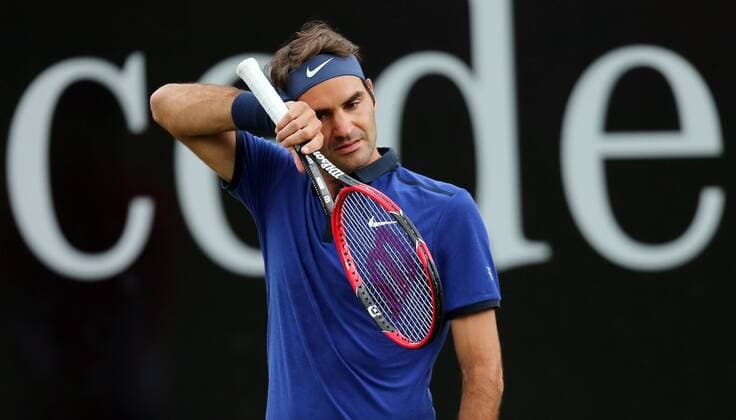 Stuttgart Tennis MercedesCup 2016, Roger Federer (SUI) enttäuscht