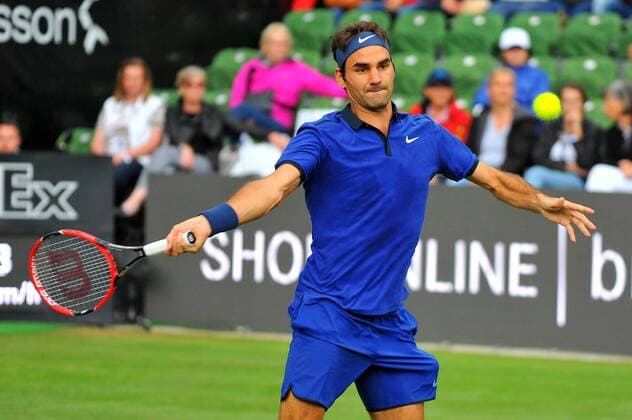 Roger FEDERER (SUI). Deutschland, Stuttgart: Tennis, MercedesCup 2016: Achtelfinale am 08.06.2016, TC Weissenhof.